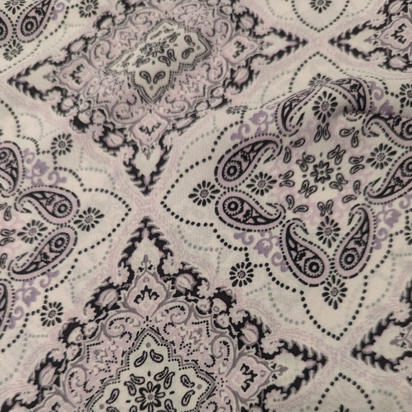 Cynthia Rowley Blue Boxy Blouse with 3/4 Sleeves - Picture 5 of 5